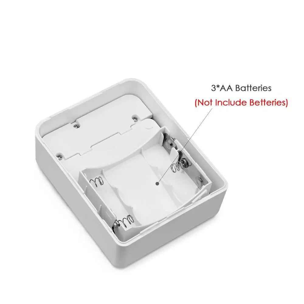AA Battery Powered Wall Lamp, PIR Motion Sensor, Auto On, Off, Cabinet, Stairs Lighting - PureShop