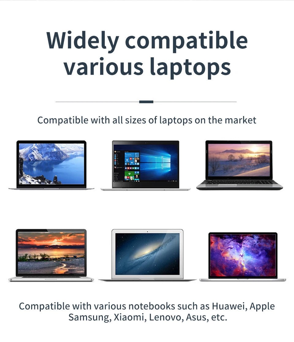 Adjustable Aluminum Laptop Stand for MacBook, Foldable Cooling Table - PureShop
