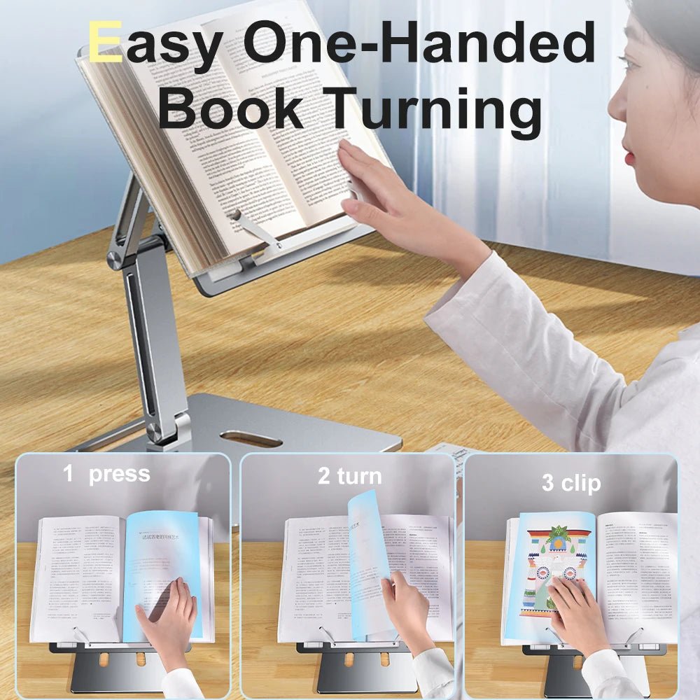 Adjustable Aluminum Laptop Stand with Foldable Base - PureShop