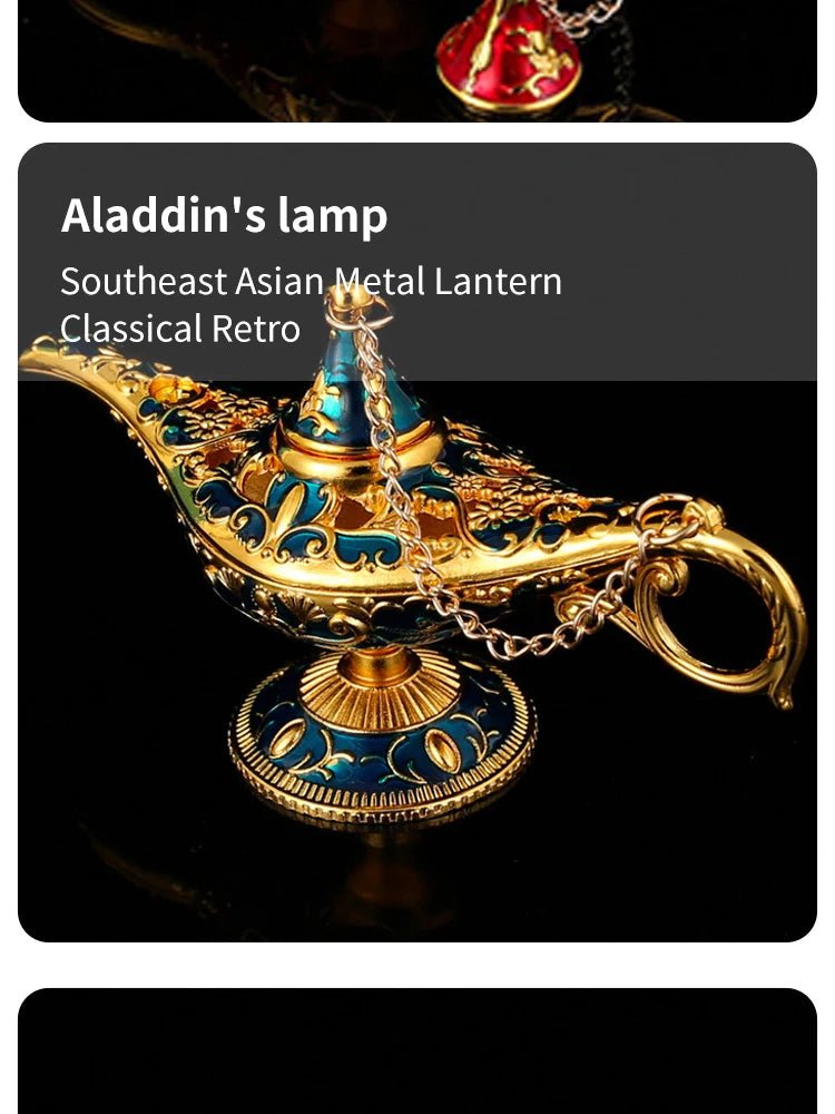 Aladdin Lamp Desktop Crafts Ornament Living Room Study Room Bedroom Decoration Holiday Gift - PureShop