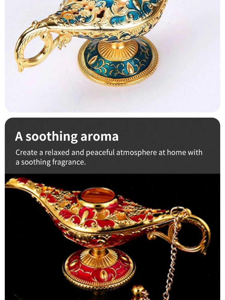 Aladdin Lamp Desktop Crafts Ornament Living Room Study Room Bedroom Decoration Holiday Gift - PureShop
