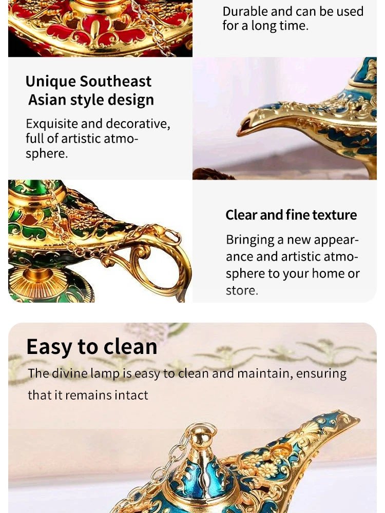 Aladdin Lamp Desktop Crafts Ornament Living Room Study Room Bedroom Decoration Holiday Gift - PureShop