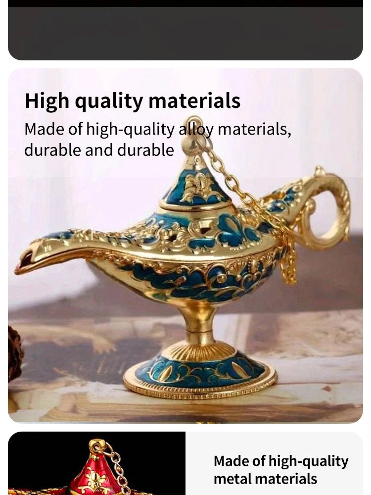 Aladdin Lamp Desktop Crafts Ornament Living Room Study Room Bedroom Decoration Holiday Gift - PureShop