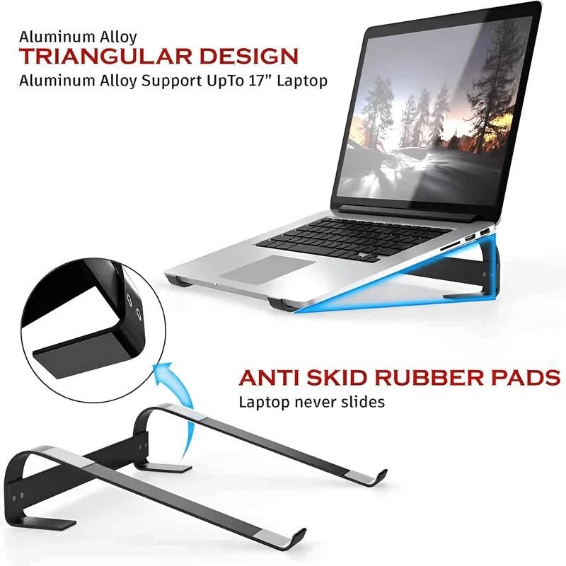 Aluminum Laptop Stand Cooling Bracket for MacBook Lenovo HP Dell XPS - PureShop