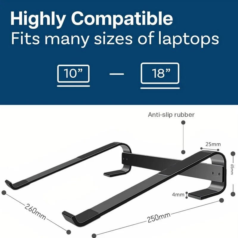 Aluminum Laptop Stand Cooling Bracket for MacBook Lenovo HP Dell XPS - PureShop