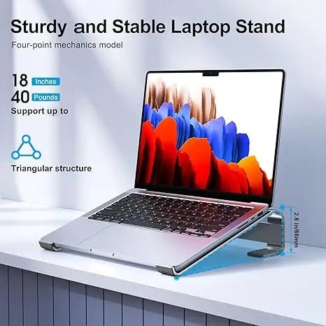 Aluminum Laptop Stand Cooling Bracket for MacBook Lenovo HP Dell XPS - PureShop