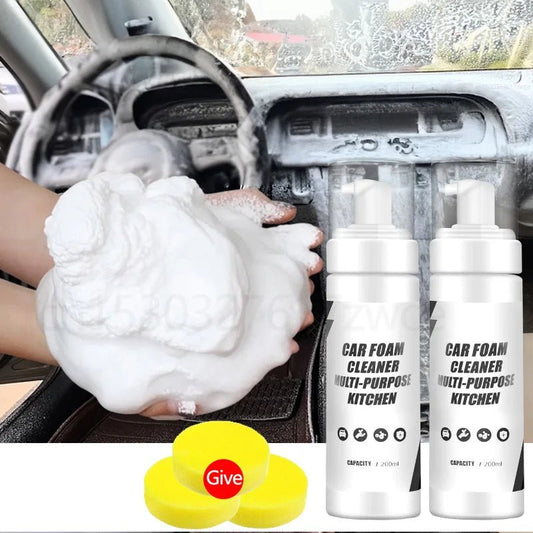 Auto Multi-Purpose Foam Cleaner Rust Remover Cleaning Car House Seat Car Interior Accessories Home Kitchen Cleaning Foam Spray - PureShop