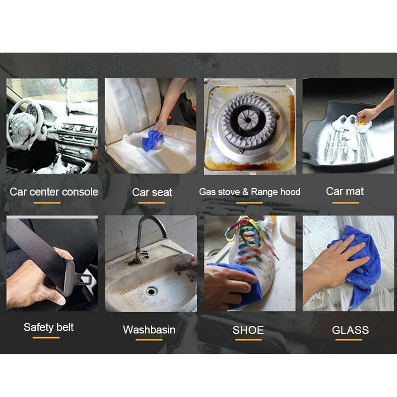 Auto Multi-Purpose Foam Cleaner Rust Remover Cleaning Car House Seat Car Interior Accessories Home Kitchen Cleaning Foam Spray - PureShop