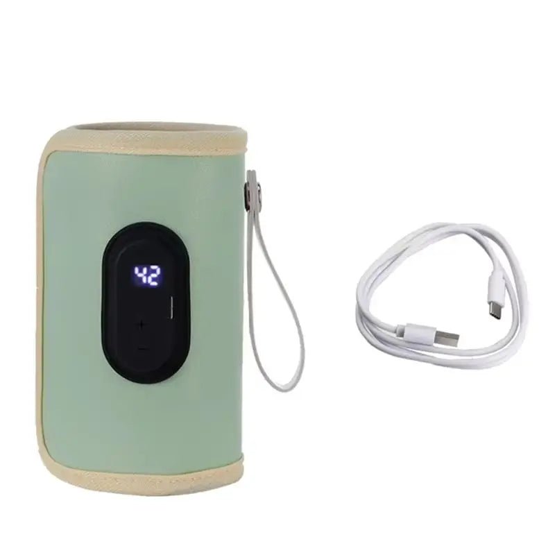B78B-Baby Bottle Warmer Milk Heater For Car And Outdoor Travel Essential Child Care Accessory - PureShop
