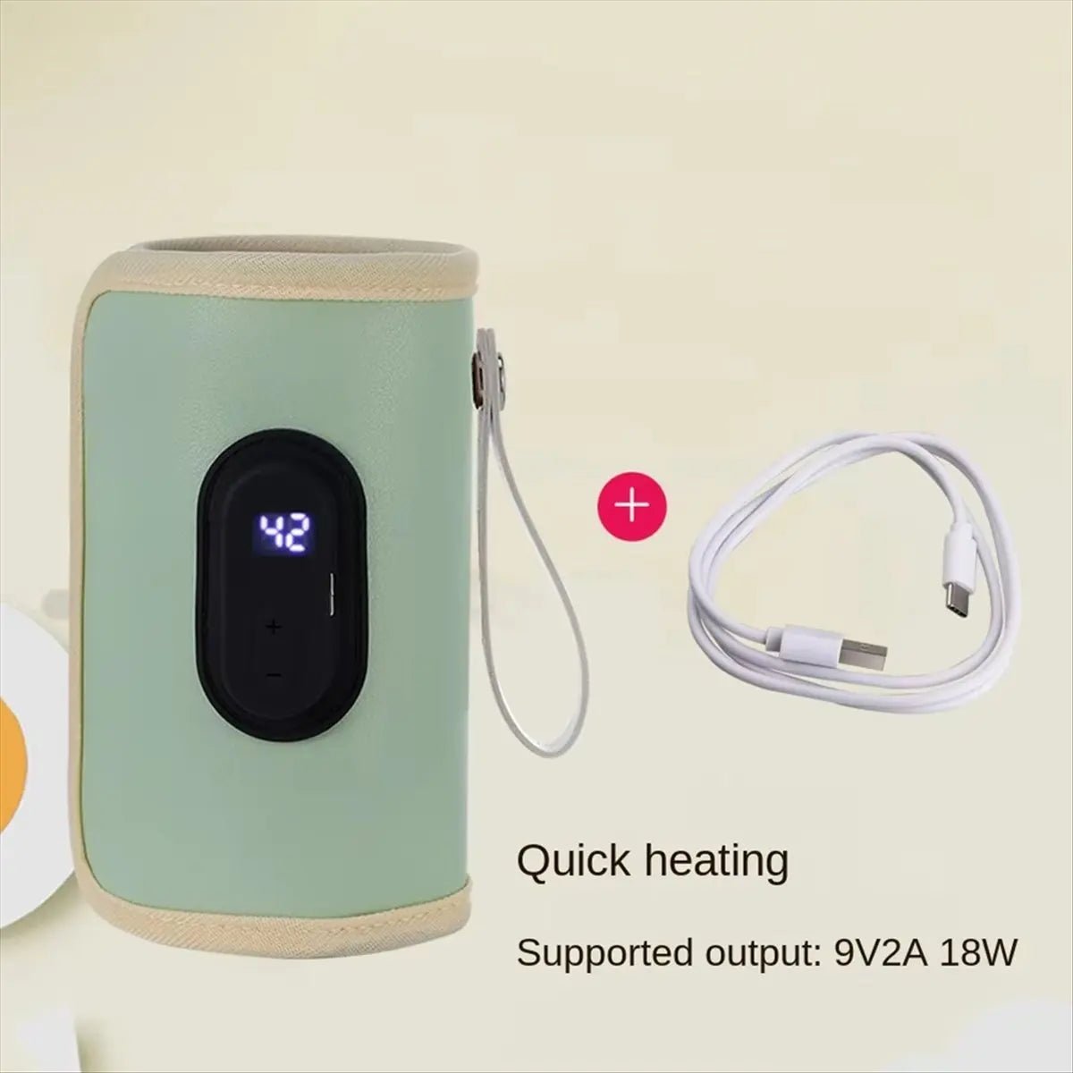 B78B-Baby Bottle Warmer Milk Heater For Car And Outdoor Travel Essential Child Care Accessory - PureShop