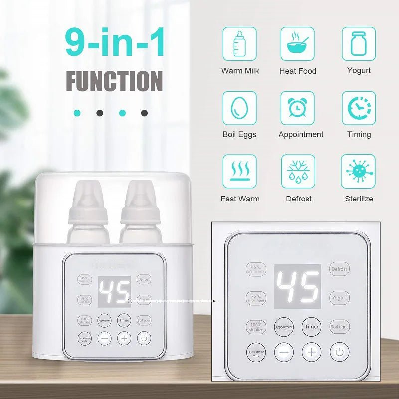 Baby Bottle Warmer Multi function Fast Baby Accessories Food Heater Milk Warmer Steriliser with ACcurate Temperature Control - PureShop