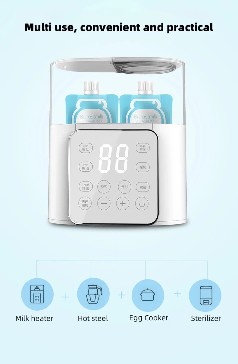Baby Bottle Warmer Multi function Fast Baby Accessories Food Heater Milk Warmer Steriliser with ACcurate Temperature Control - PureShop