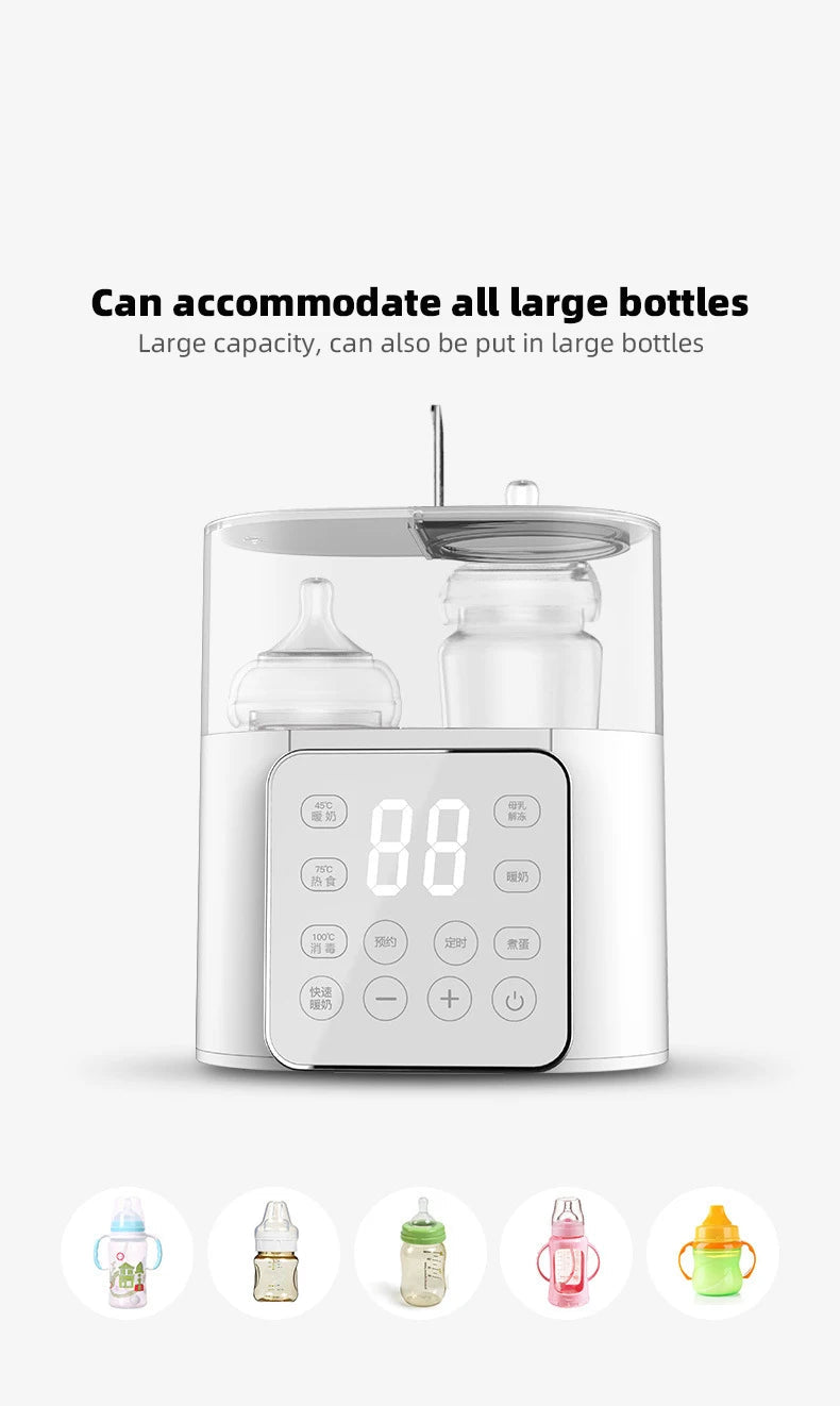 Baby Bottle Warmer Multi function Fast Baby Accessories Food Heater Milk Warmer Steriliser with ACcurate Temperature Control - PureShop