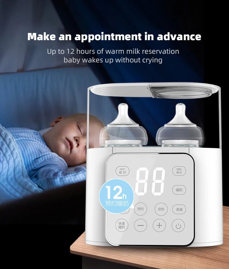 Baby Bottle Warmer Multi function Fast Baby Accessories Food Heater Milk Warmer Steriliser with ACcurate Temperature Control - PureShop