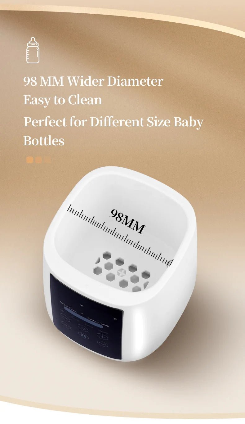 Baby Bottle Warmer & Sterilizer 6-in-1Multifuntion Breast Milk Warmer Accurate Temperature Control Baby Bottle Heater - PureShop