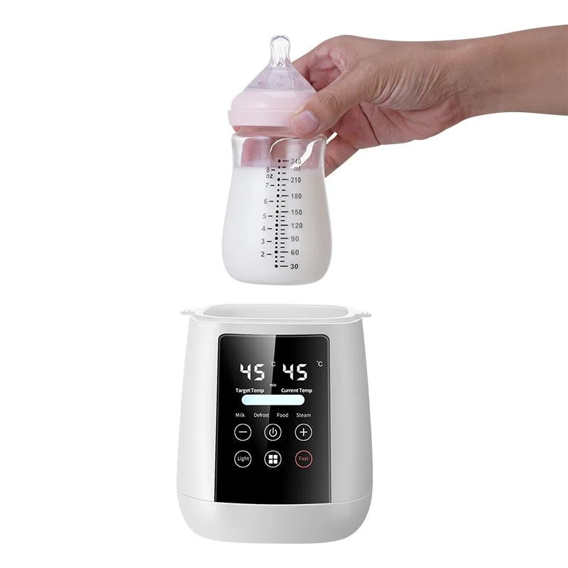Baby Bottle Warmer & Sterilizer 6-in-1Multifuntion Breast Milk Warmer Accurate Temperature Control Baby Bottle Heater - PureShop