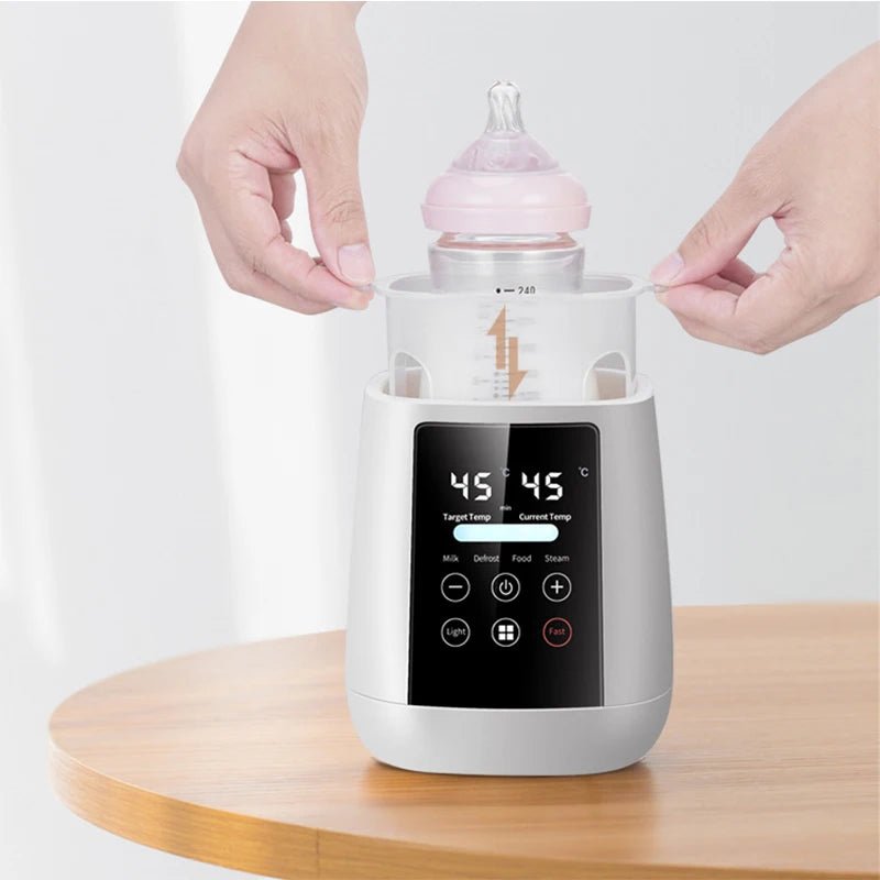 Baby Bottle Warmer & Sterilizer 6-in-1Multifuntion Breast Milk Warmer Accurate Temperature Control Baby Bottle Heater - PureShop