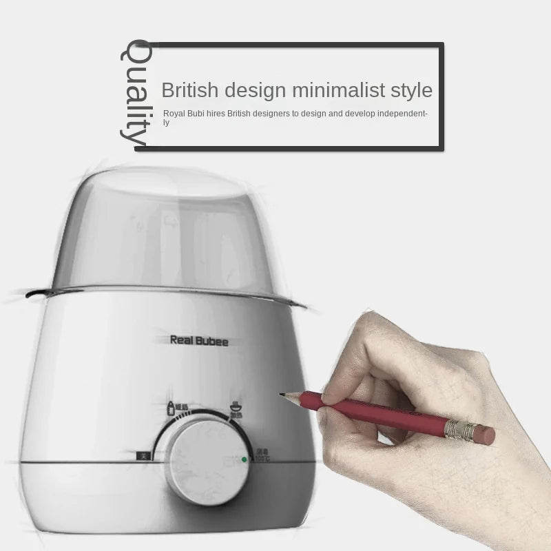 Baby Bottles Milk Warmer Food Heater Steam Sterilizer 5-Minute Fast Warming Precise Temperature Control Double Milk Warmer - PureShop