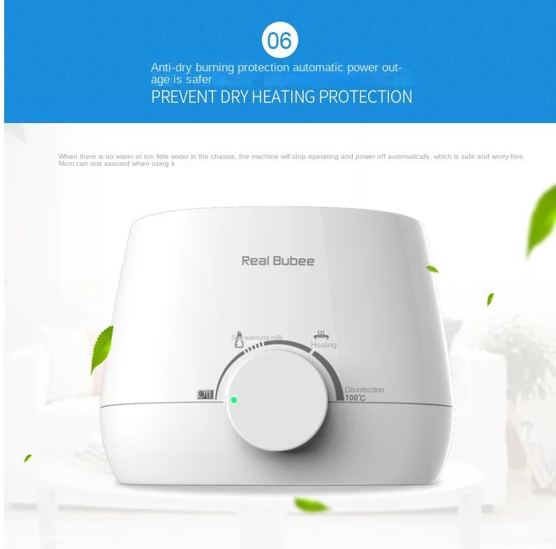 Baby Bottles Milk Warmer Food Heater Steam Sterilizer 5-Minute Fast Warming Precise Temperature Control Double Milk Warmer - PureShop