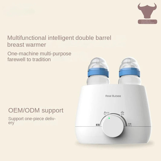 Baby Bottles Milk Warmer Food Heater Steam Sterilizer 5-Minute Fast Warming Precise Temperature Control Double Milk Warmer - PureShop