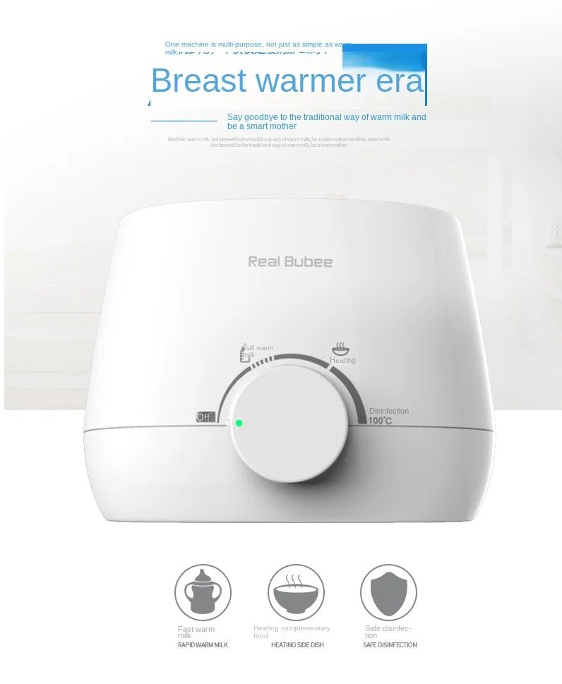 Baby Bottles Milk Warmer Food Heater Steam Sterilizer 5-Minute Fast Warming Precise Temperature Control Double Milk Warmer - PureShop
