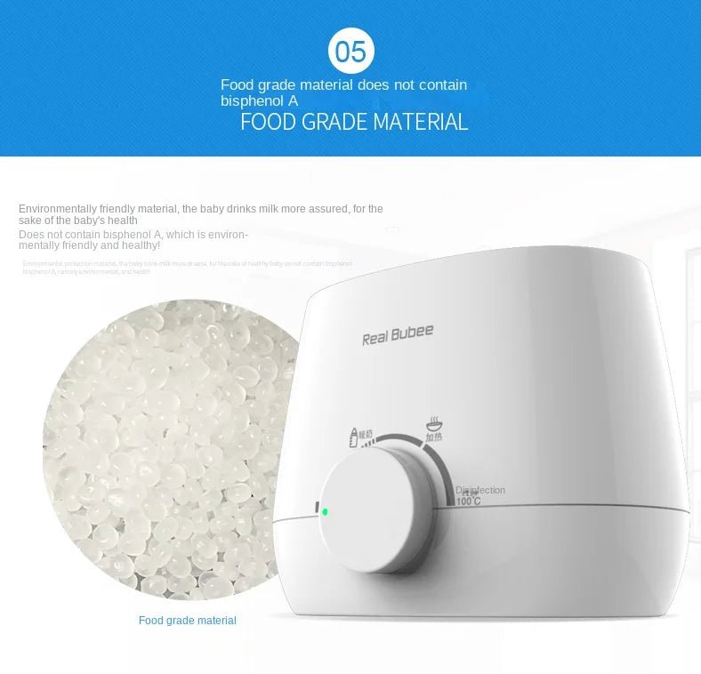 Baby Bottles Milk Warmer Food Heater Steam Sterilizer 5-Minute Fast Warming Precise Temperature Control Double Milk Warmer - PureShop