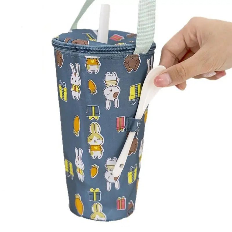 Baby Milk Bottle Insulation Bags Cartoon Portable Waterproof Feeding Bottle Thermal Bag Milk Warmer Cooler Stroller Hang Bags - PureShop