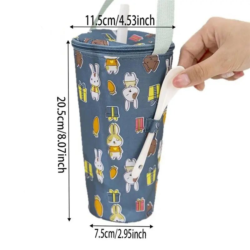 Baby Milk Bottle Insulation Bags Cartoon Portable Waterproof Feeding Bottle Thermal Bag Milk Warmer Cooler Stroller Hang Bags - PureShop