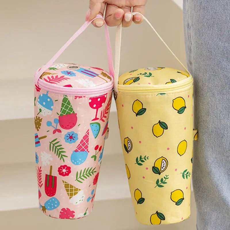 Baby Milk Bottle Insulation Bags Cartoon Portable Waterproof Feeding Bottle Thermal Bag Milk Warmer Cooler Stroller Hang Bags - PureShop