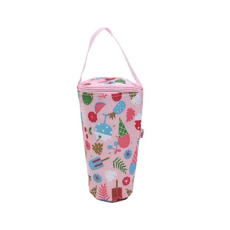 Baby Milk Bottle Insulation Bags Cartoon Portable Waterproof Feeding Bottle Thermal Bag Milk Warmer Cooler Stroller Hang Bags - PureShop