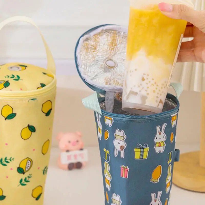 Baby Milk Bottle Insulation Bags Cartoon Portable Waterproof Feeding Bottle Thermal Bag Milk Warmer Cooler Stroller Hang Bags - PureShop