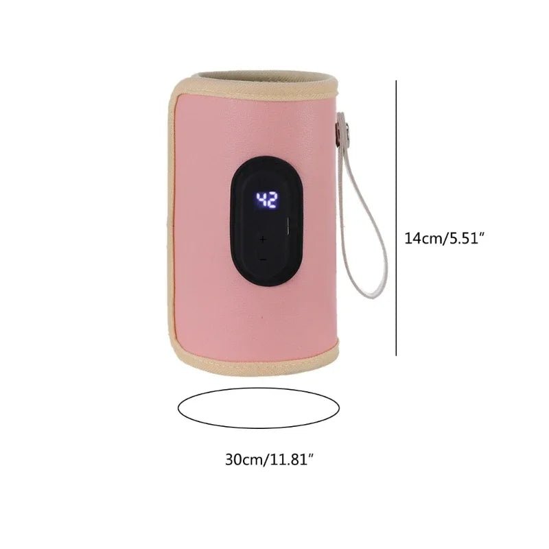 Baby Milk Warmer Baby Nursing Bottle Heater, Portable USB Bottle Warmer for Car, Outdoor Travel Accessories Outdoor Portable - PureShop