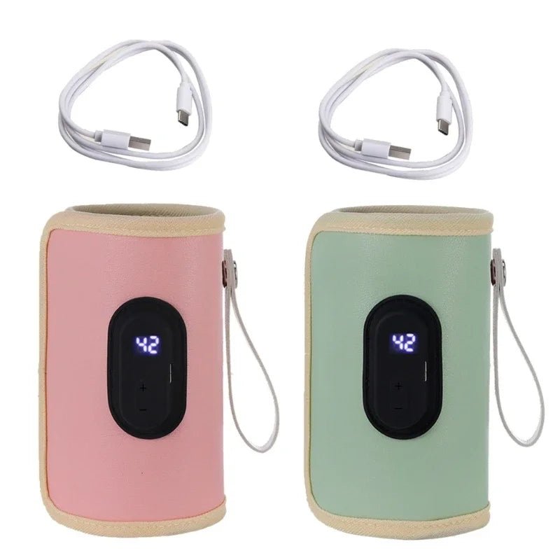 Baby Milk Warmer Baby Nursing Bottle Heater, Portable USB Bottle Warmer for Car, Outdoor Travel Accessories Outdoor Portable - PureShop