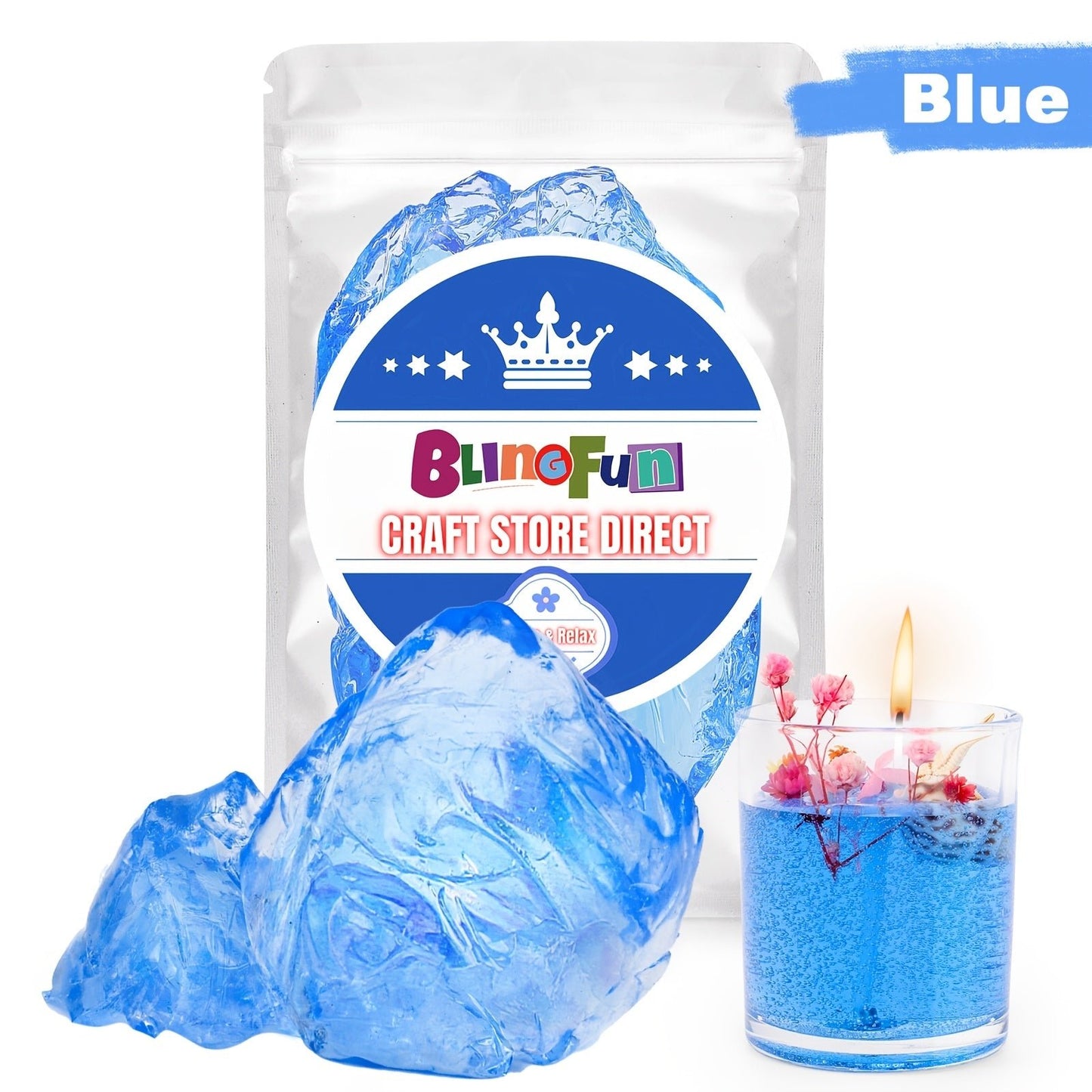 Translucent Low-Melt Jelly Wax for DIY Candles & Crafts - PureShop