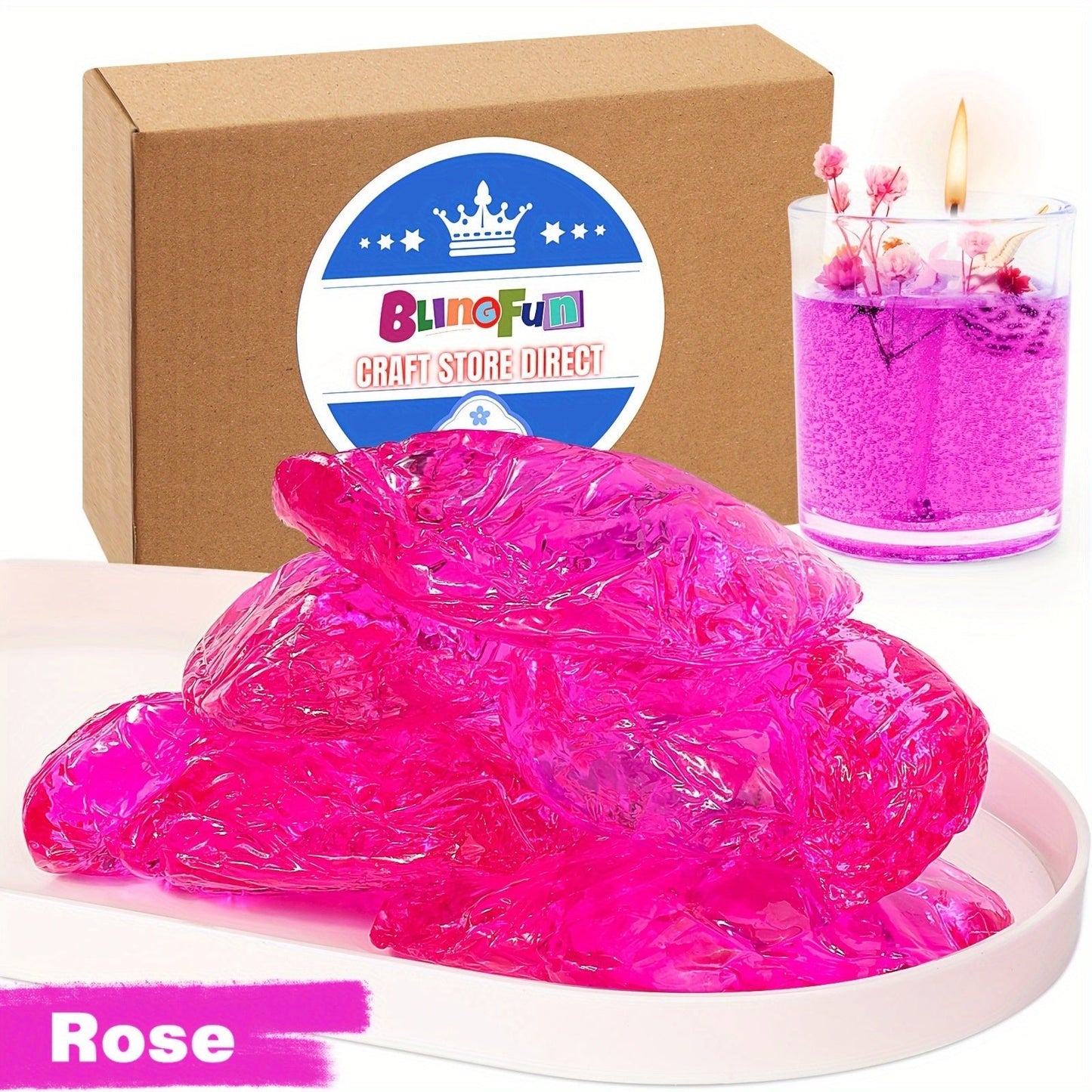 Translucent Low-Melt Jelly Wax for DIY Candles & Crafts - PureShop