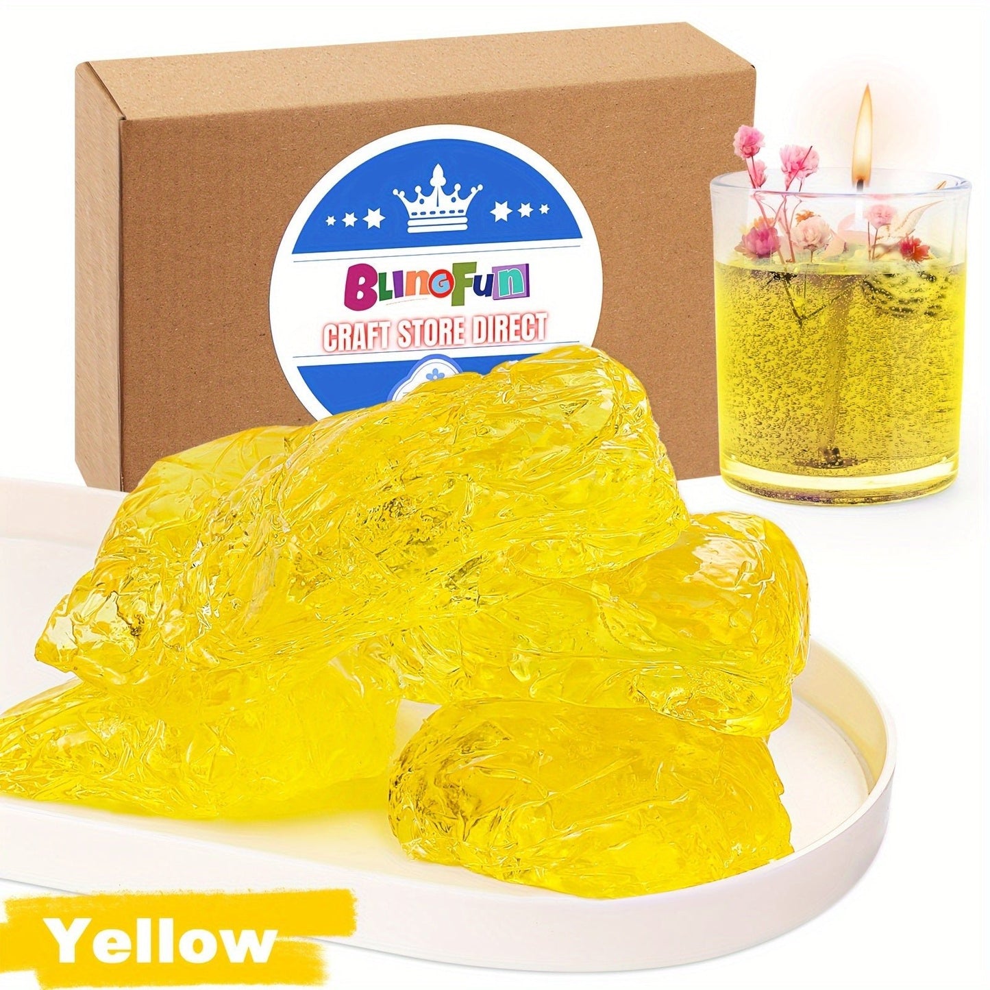 Translucent Low-Melt Jelly Wax for DIY Candles & Crafts - PureShop