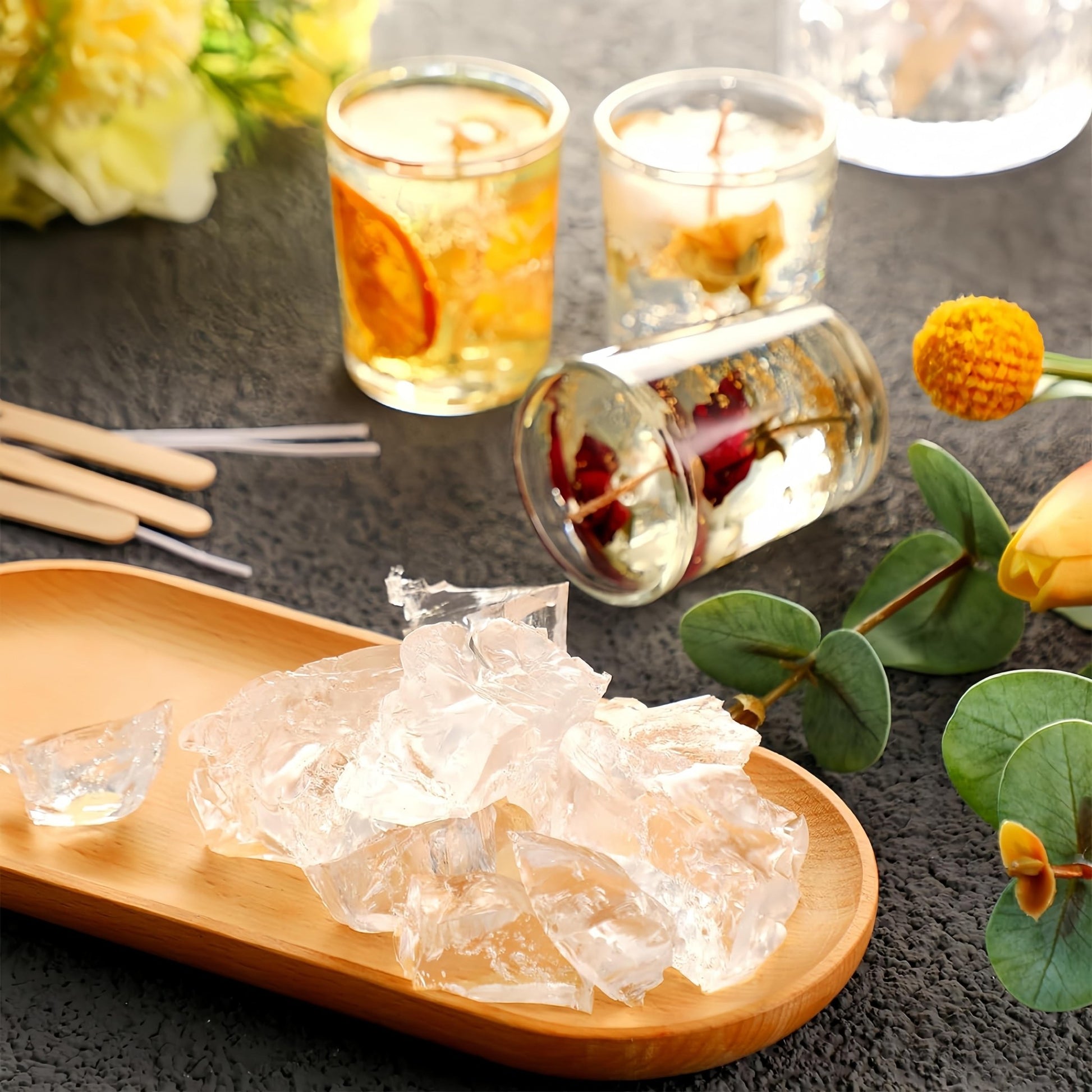 Translucent Low-Melt Jelly Wax for DIY Candles & Crafts - PureShop