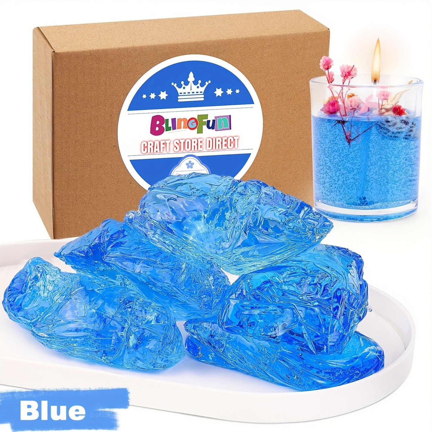 Translucent Low-Melt Jelly Wax for DIY Candles & Crafts - PureShop