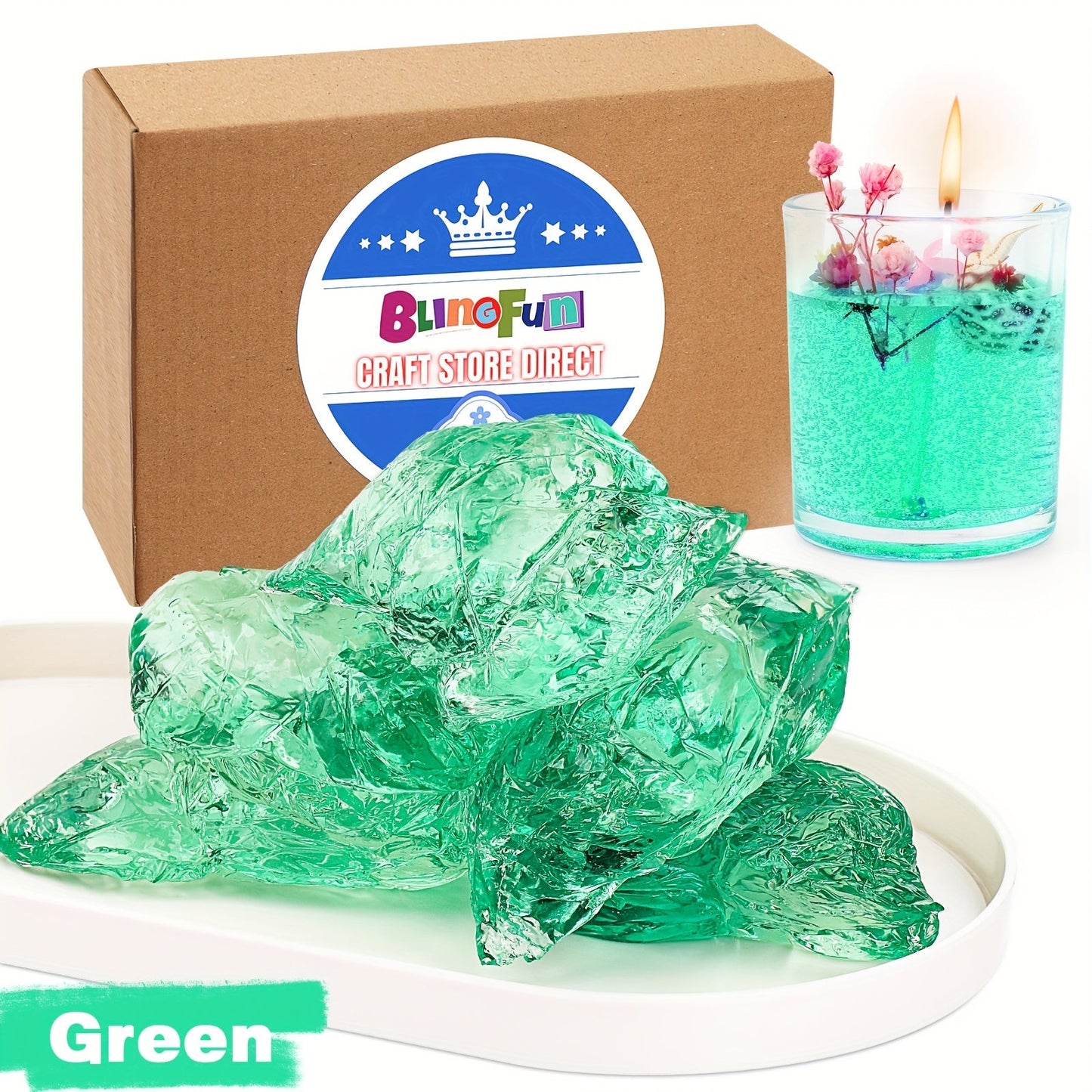 Translucent Low-Melt Jelly Wax for DIY Candles & Crafts - PureShop
