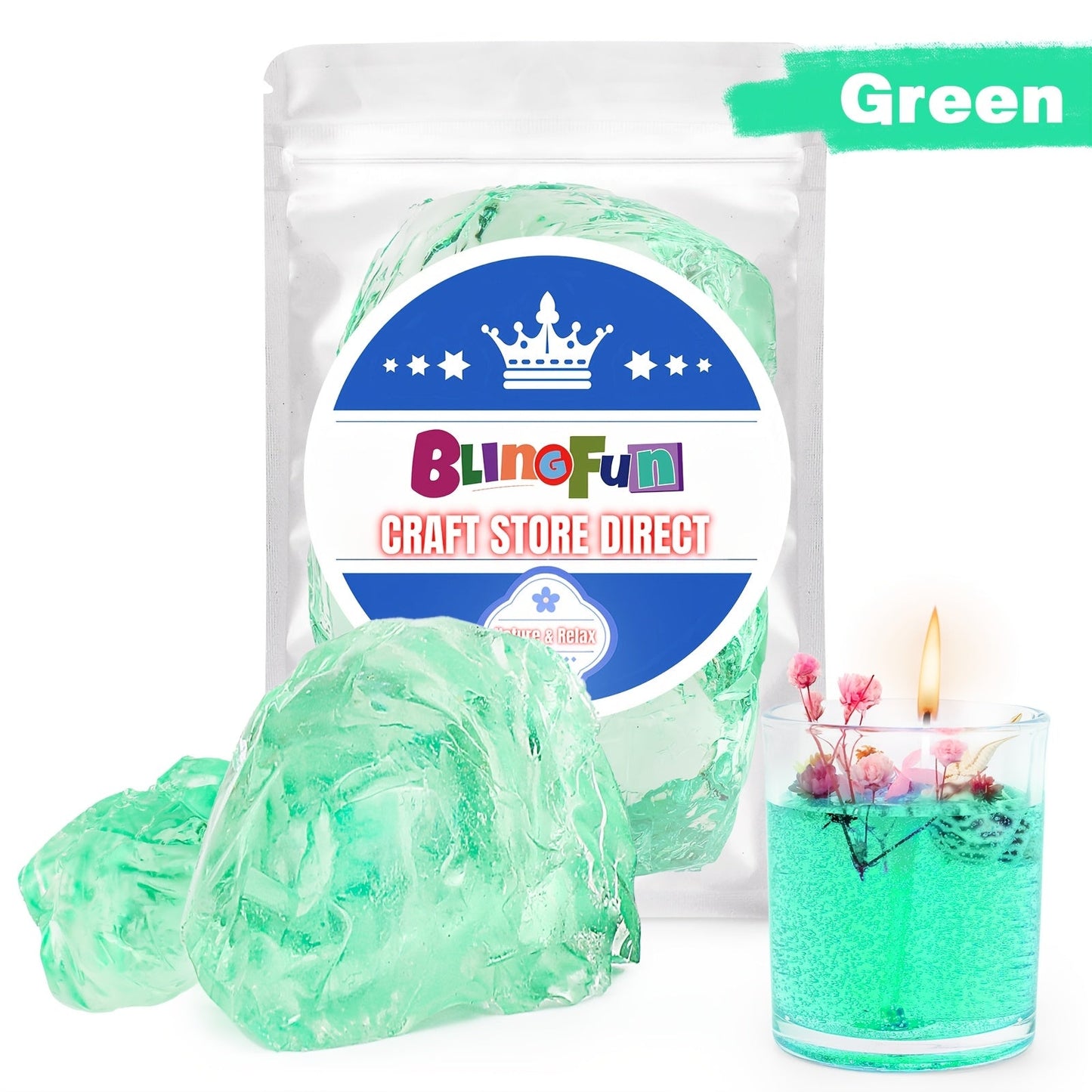 Translucent Low-Melt Jelly Wax for DIY Candles & Crafts - PureShop