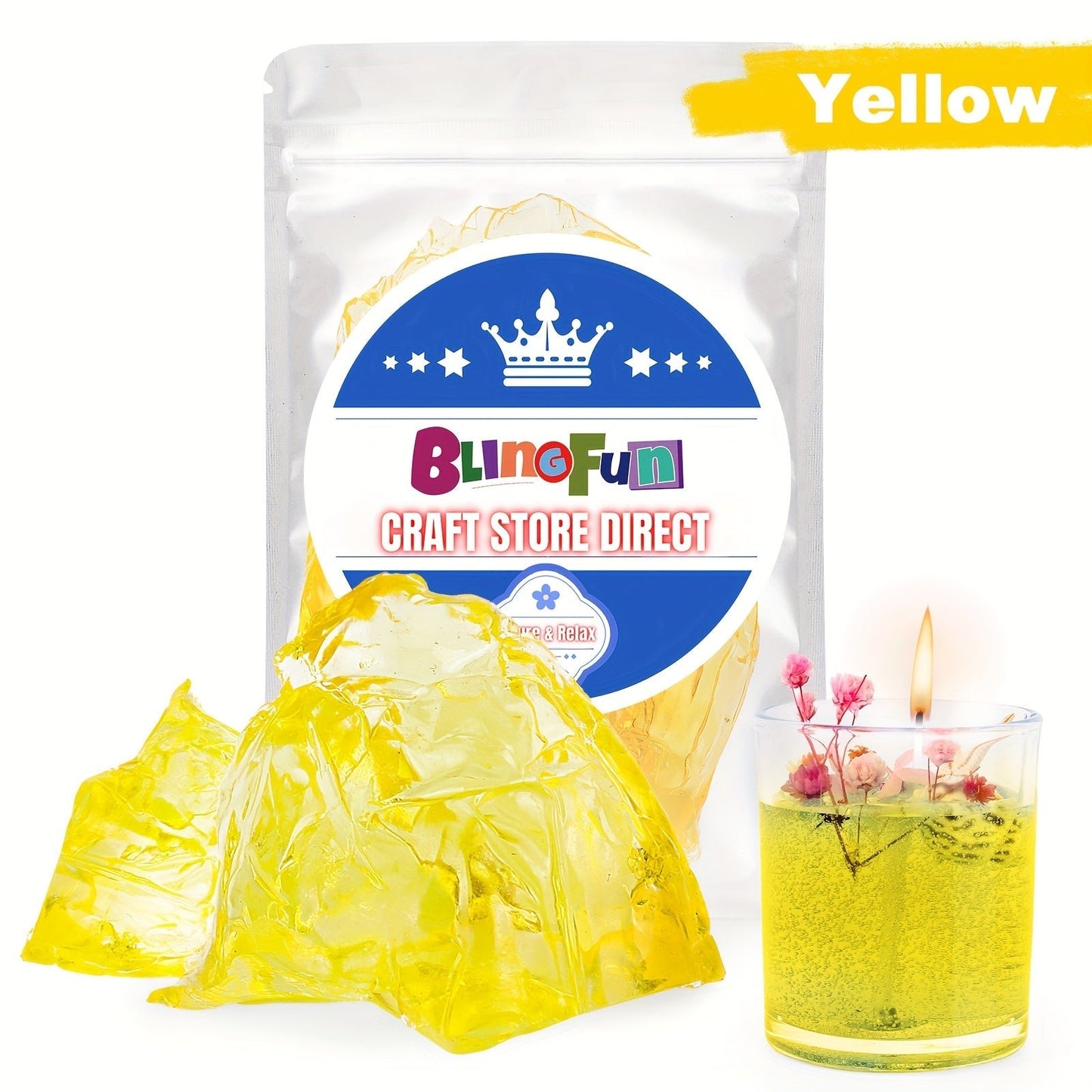 Translucent Low-Melt Jelly Wax for DIY Candles & Crafts - PureShop
