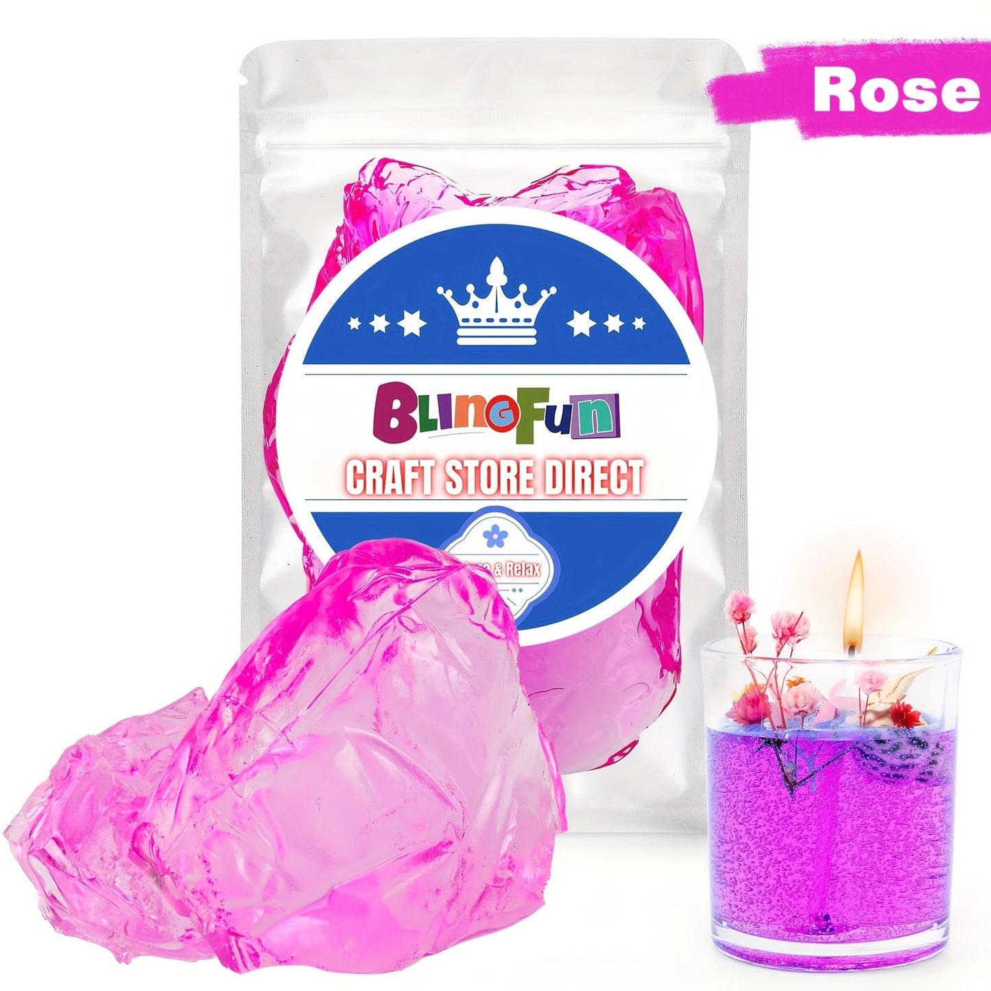 Translucent Low-Melt Jelly Wax for DIY Candles & Crafts - PureShop