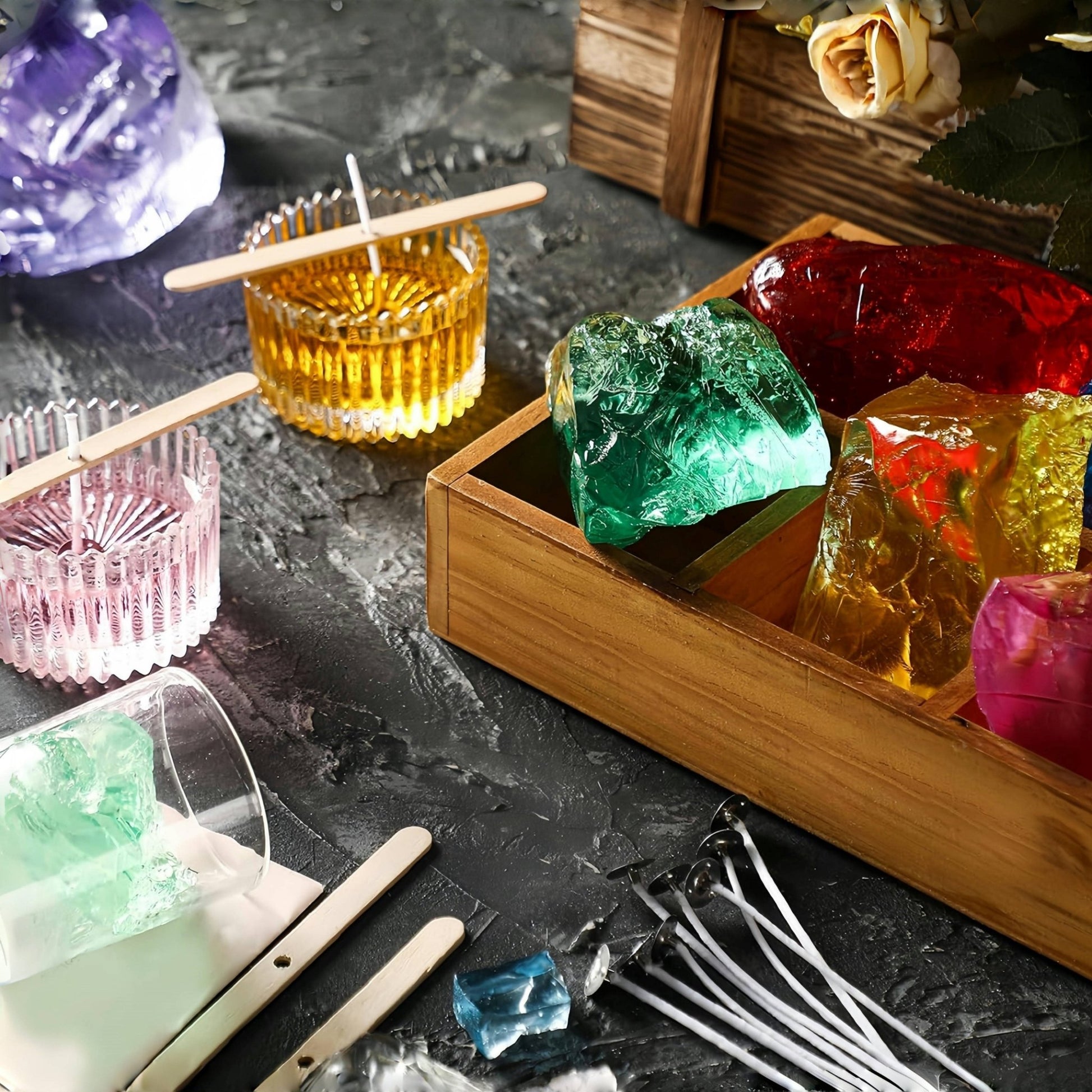 Translucent Low-Melt Jelly Wax for DIY Candles & Crafts - PureShop