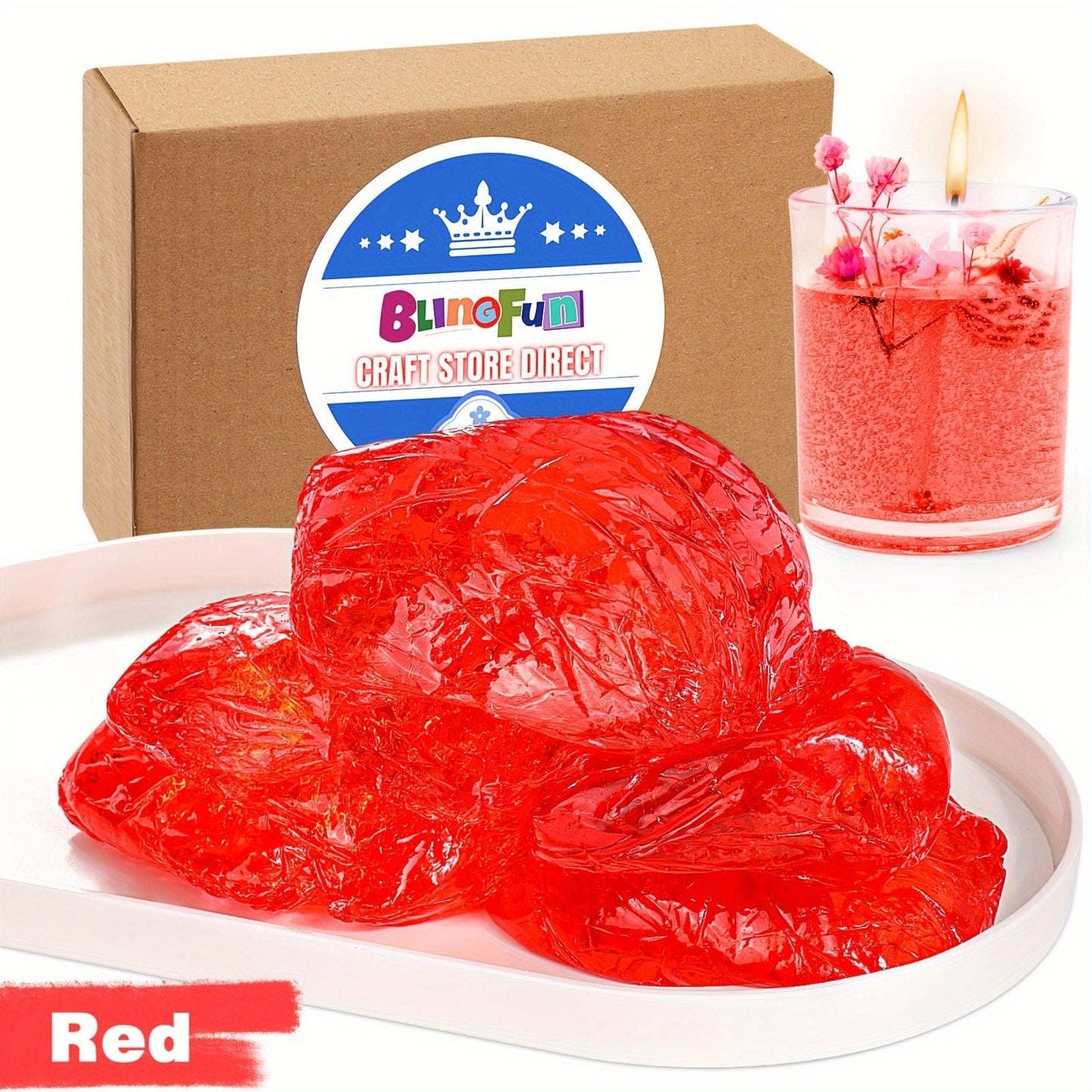 Translucent Low-Melt Jelly Wax for DIY Candles & Crafts - PureShop