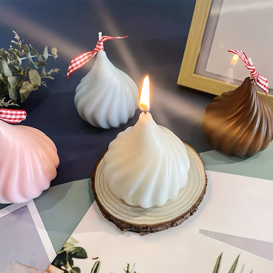Silicone Candle Mold Set - 1pc/4pcs Octahedron & Cube Shapes for DIY Candles, Epoxy Resin Crafts,Clay Decorations, Wax Making, Decorative Rings