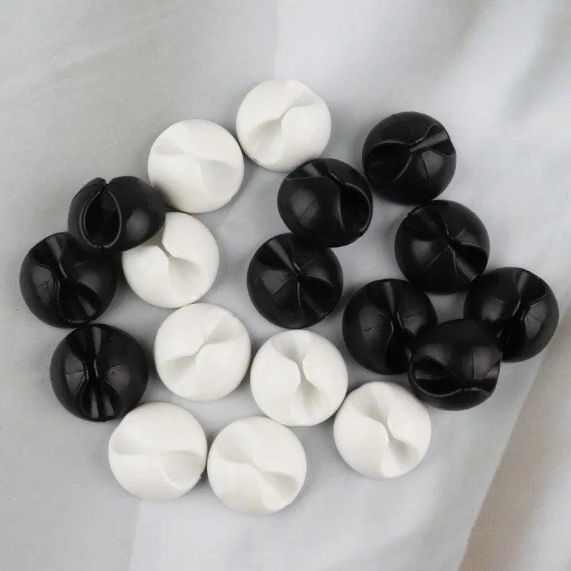 Cable Organizer Set: Clip, Tidy, Wind, Holder, Clasp - PureShop