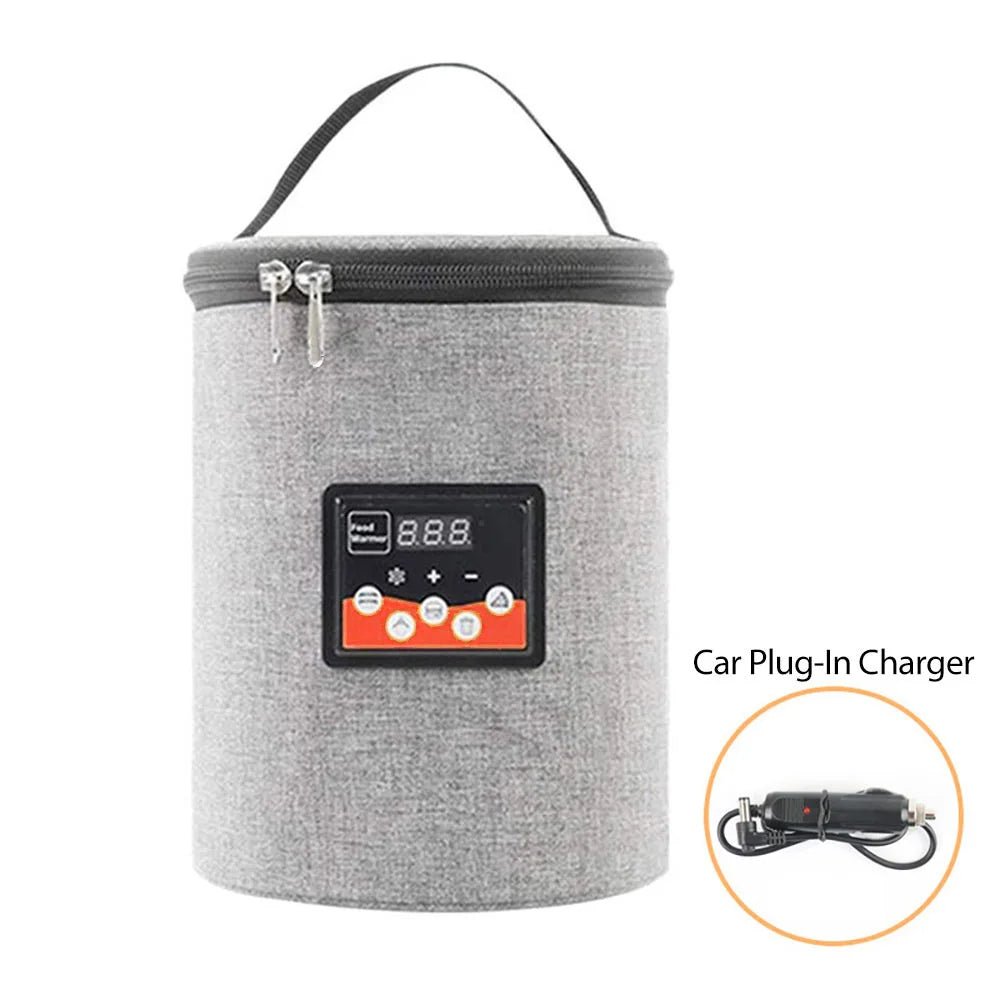Car Baby Bottle Warmer Portable Newborn Milk Heater Thermostat Bag Smart Display Large Capacity Feeding Warmer Bags - PureShop