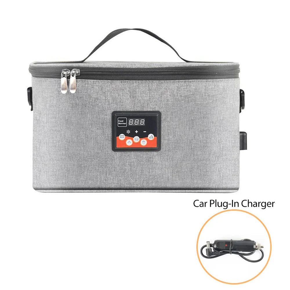 Car Baby Bottle Warmer Portable Newborn Milk Heater Thermostat Bag Smart Display Large Capacity Feeding Warmer Bags - PureShop