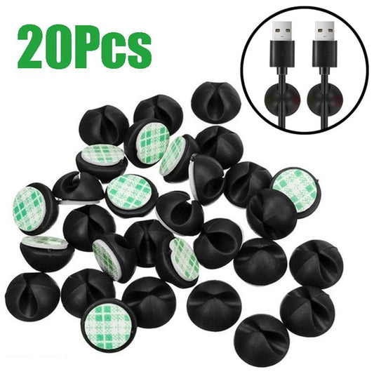 Car Cable Clips Silicone USB Line Desktop Management Compatible Clips for Driving Recorder Wire Organizer Auto Accessories - PureShop