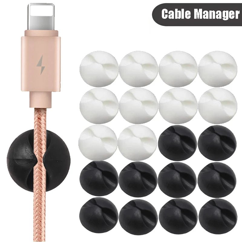 Car Cable Clips Silicone USB Line Desktop Management Compatible Clips for Driving Recorder Wire Organizer Auto Accessories - PureShop